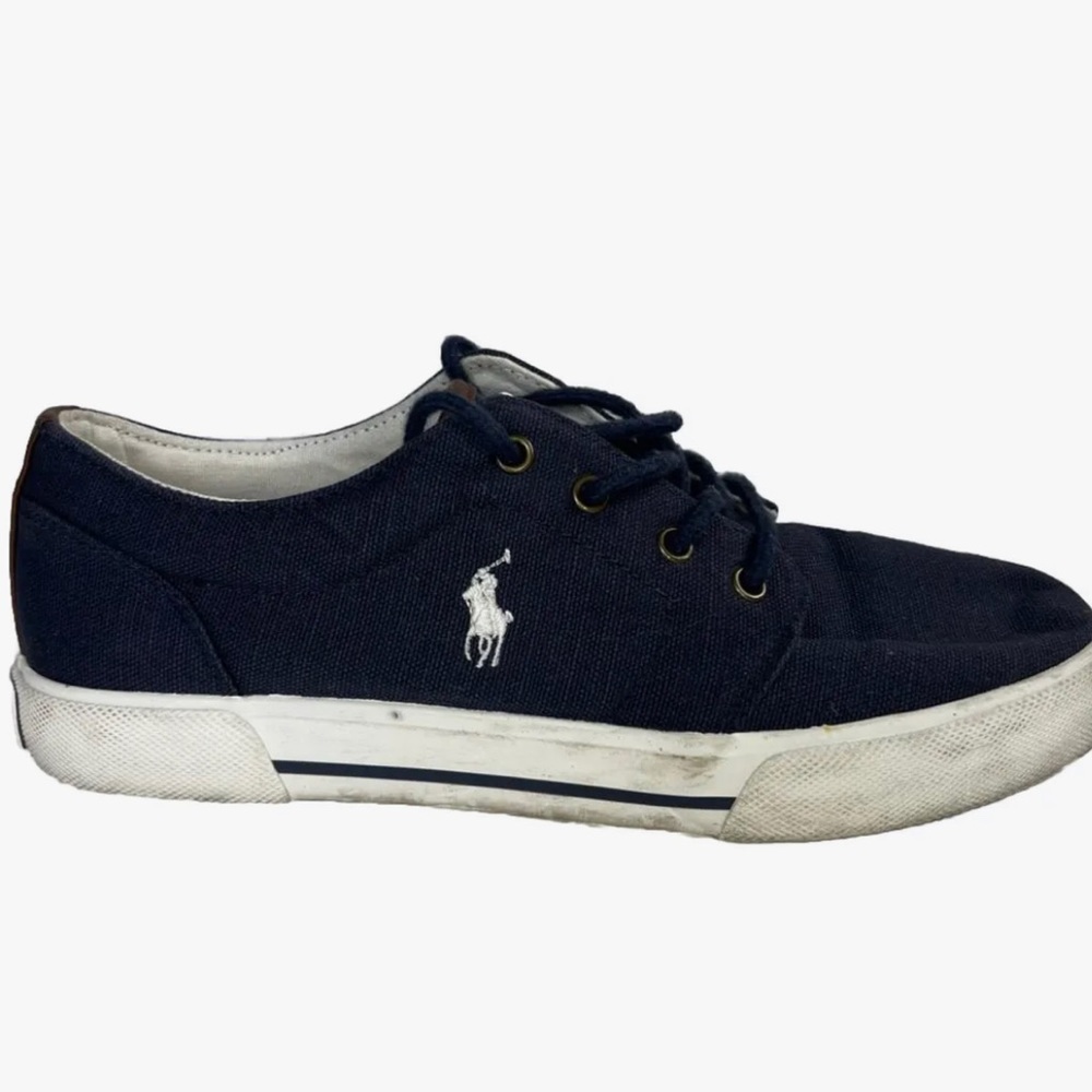 Polo Ralph Lauren Shoes 992486/Hugo II Canvas upper Rubber W Fabric Sole Size 6โ